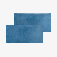 Blaues Strukturkuvert - selbstklebend