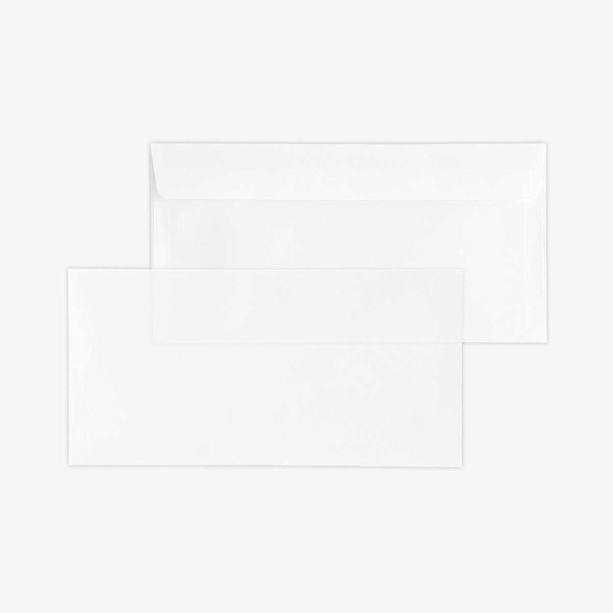 Transparentes Kuvert - selbstklebend